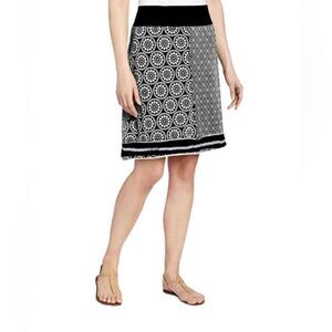 PRANA Lissette Organic Cotton Pull On Patterned Stretch Skirt Women’s Size XS